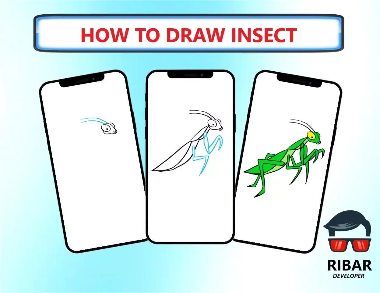 Capturas de tela do How To Draw Insect