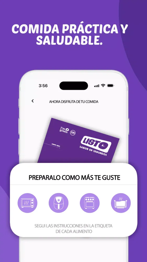 Capturas de tela do Listo - Delivery App