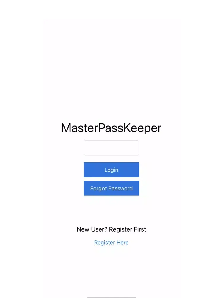 MasterPassKeeper iPad  स्क्रीनशॉट