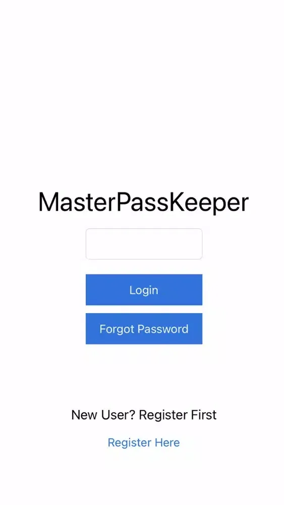 MasterPassKeeper स्क्रीनशॉट