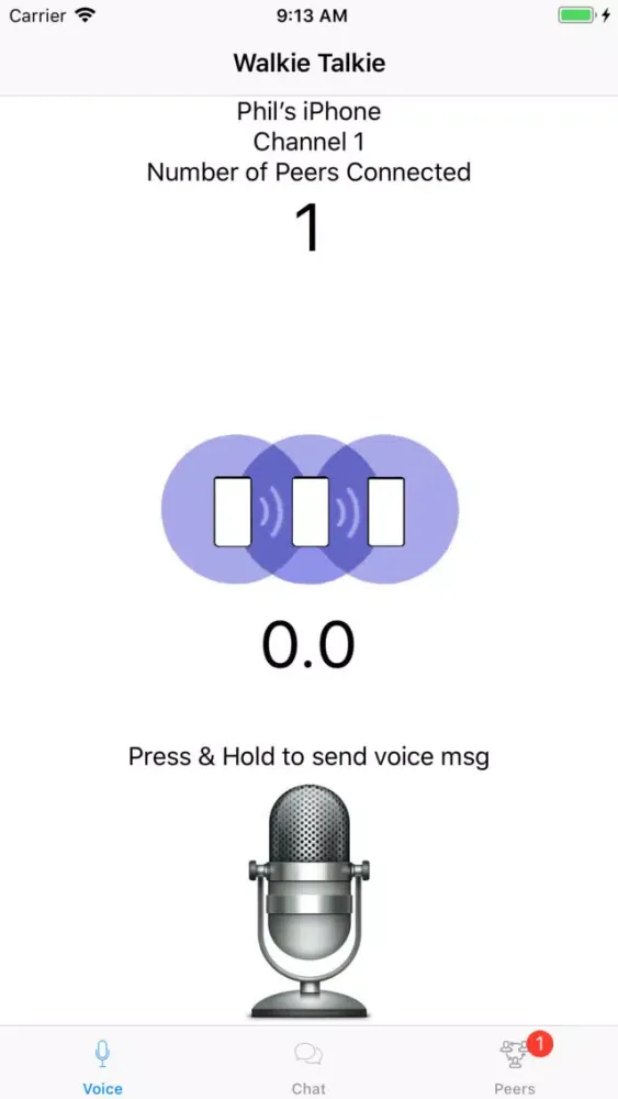 Screenshot di Walkie Talkie: Voice & IM Chat
