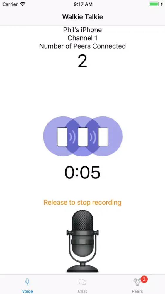 Screenshot di Walkie Talkie: Voice & IM Chat