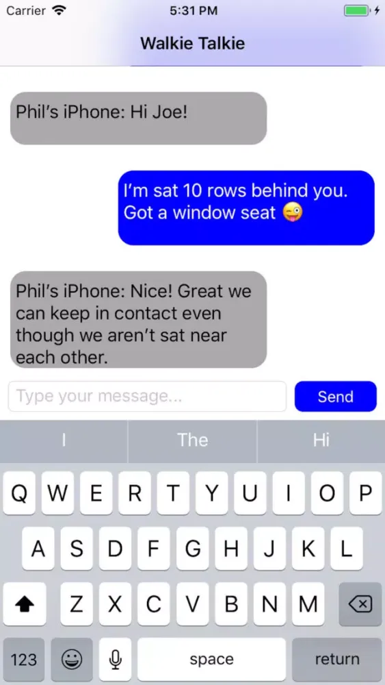 Screenshot di Walkie Talkie: Voice & IM Chat