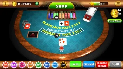 Mega Blackjack - 3D Casino Ekran Görüntüleri