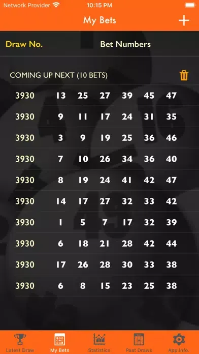Capturas de pantalla de Toto Trends