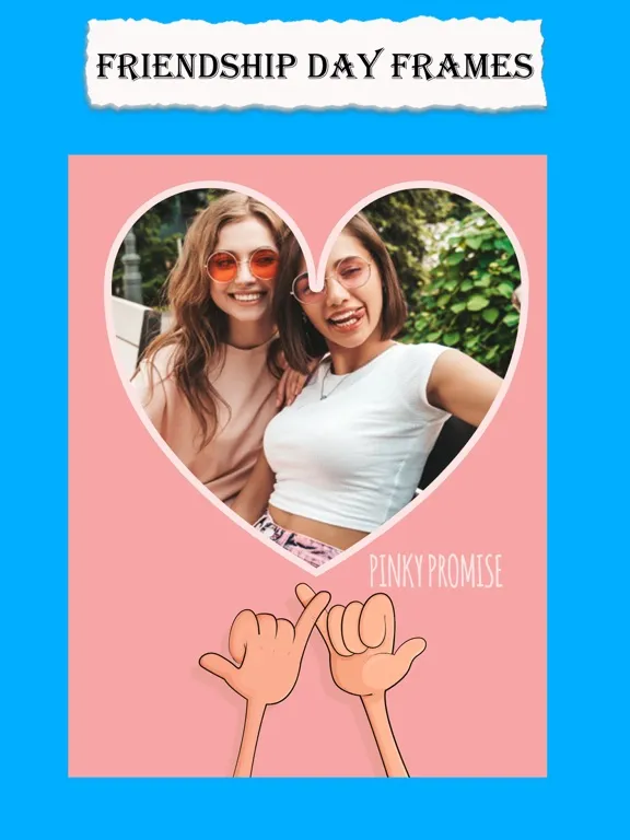 Ảnh chụp màn hình của Friendship Day Frames & Ecards iPad 