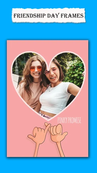 Ảnh chụp màn hình của Friendship Day Frames & Ecards