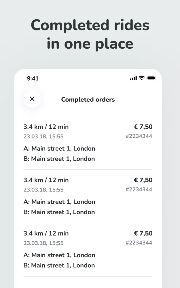 ATOM Mobility: Driver app স্ক্রিনশট
