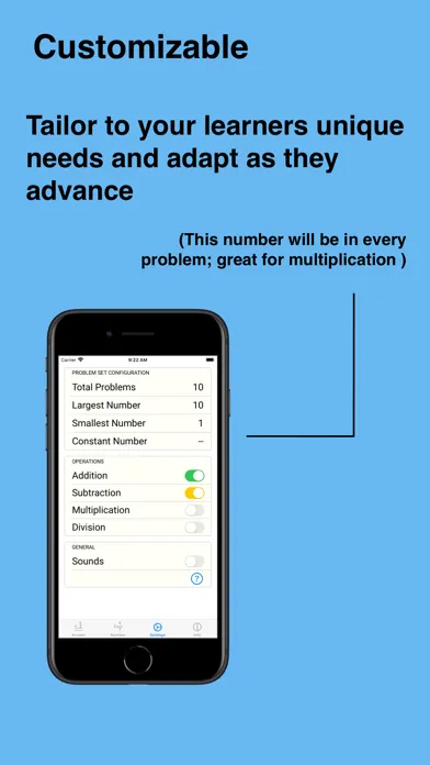 Tangkapan layar Flash Cards: Math Facts