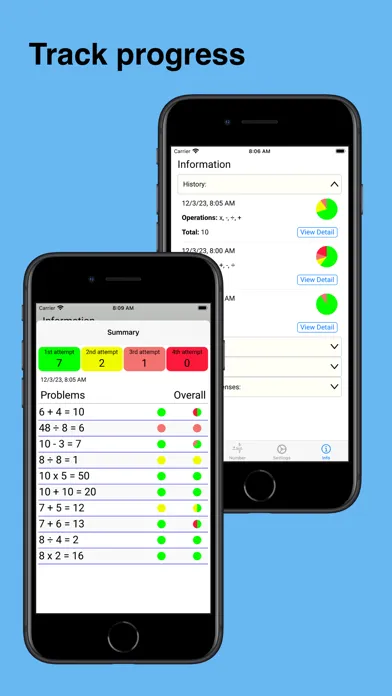 Tangkapan layar Flash Cards: Math Facts