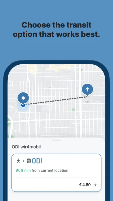 Ảnh chụp màn hình của ODI wir4mobil