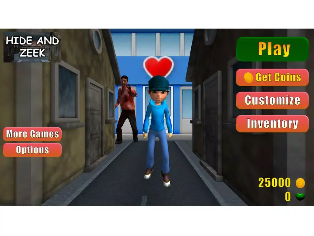 Hide and Zeek - Zombie 3d Maze iPad 应用截图