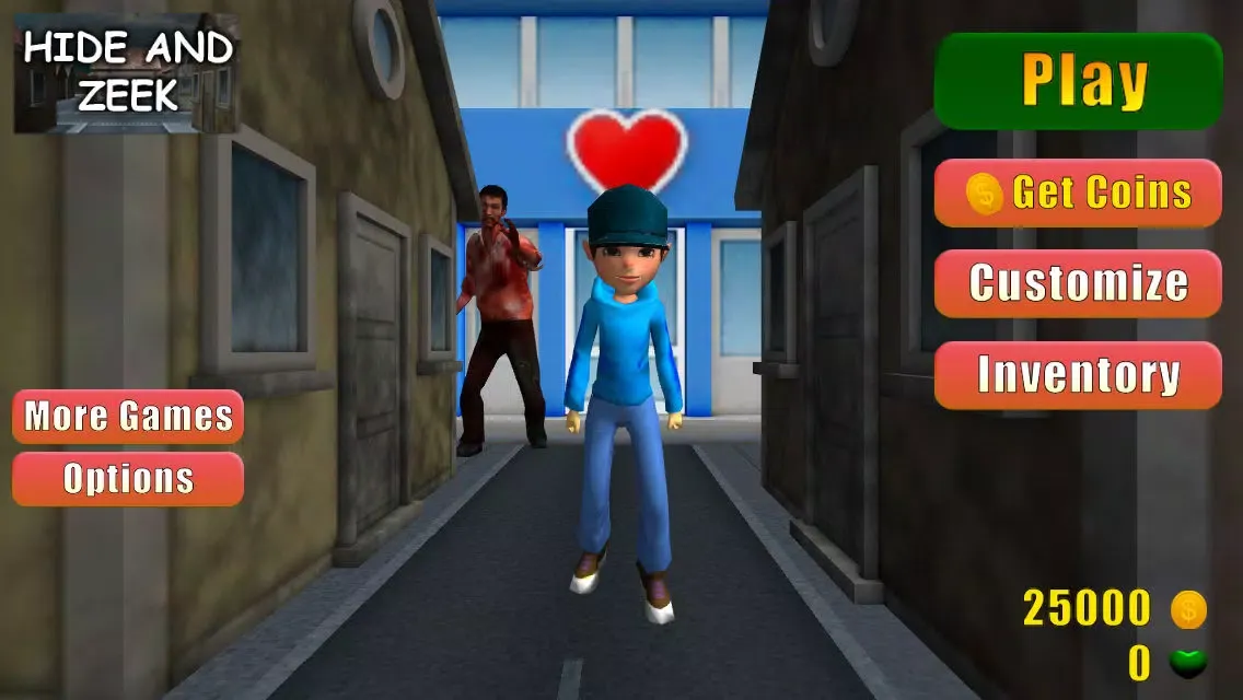 Hide and Zeek - Zombie 3d Maze应用截图