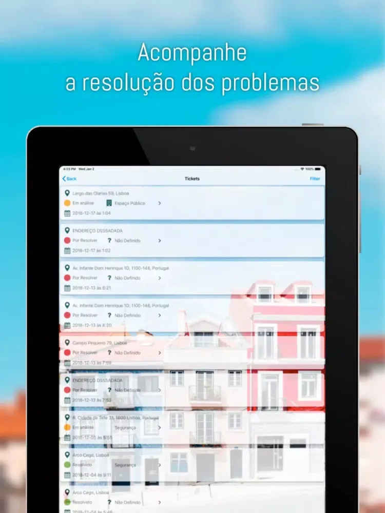 SIG - Tickets iPad  Screenshots