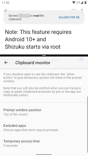 Screenshot di App Ops - Permission manager