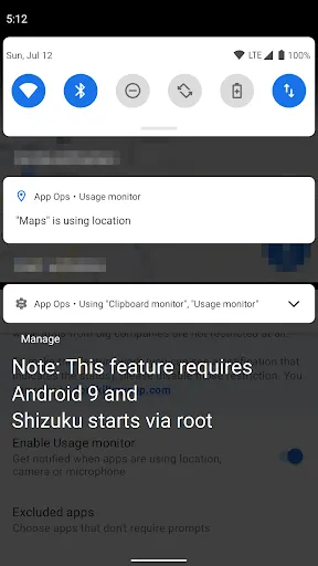 Screenshot di App Ops - Permission manager