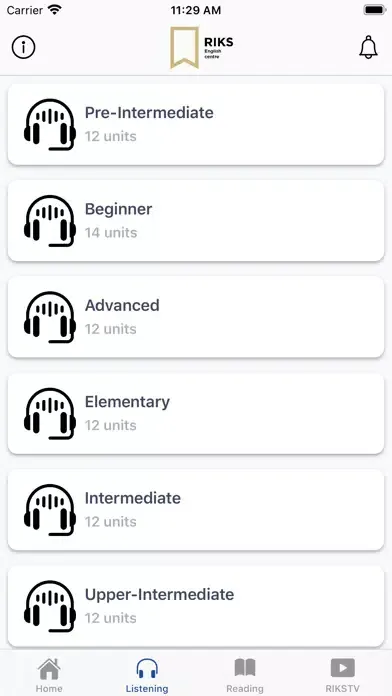 ภาพหน้าจอของ RIKS English Learning