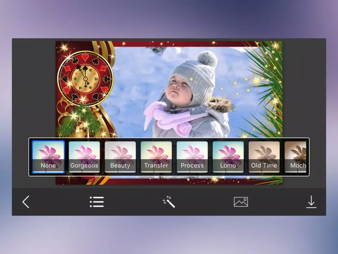 Christmas Photo Frame - Creative and Effective Frames for your photo iPad  Screenshots