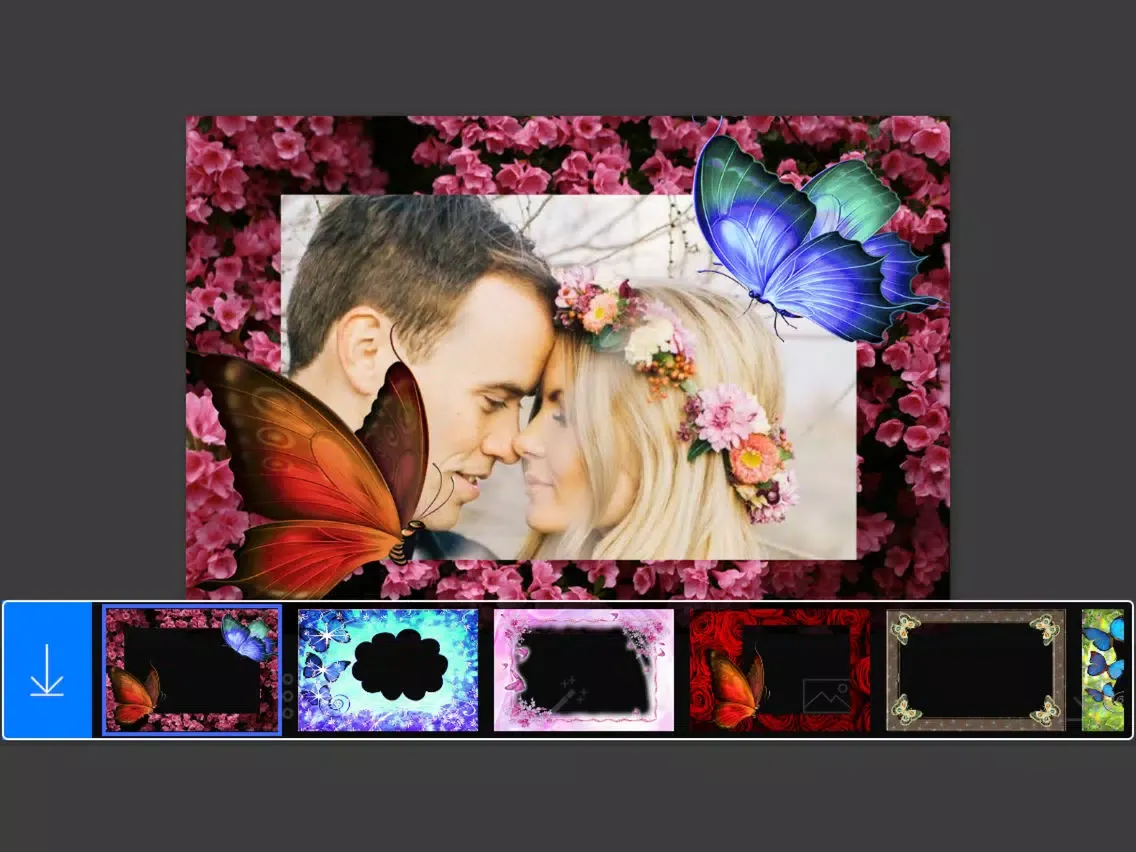 Capturas de pantalla de Butterfly Photo Frames - Make awesome photo using beautiful photo frames iPad 