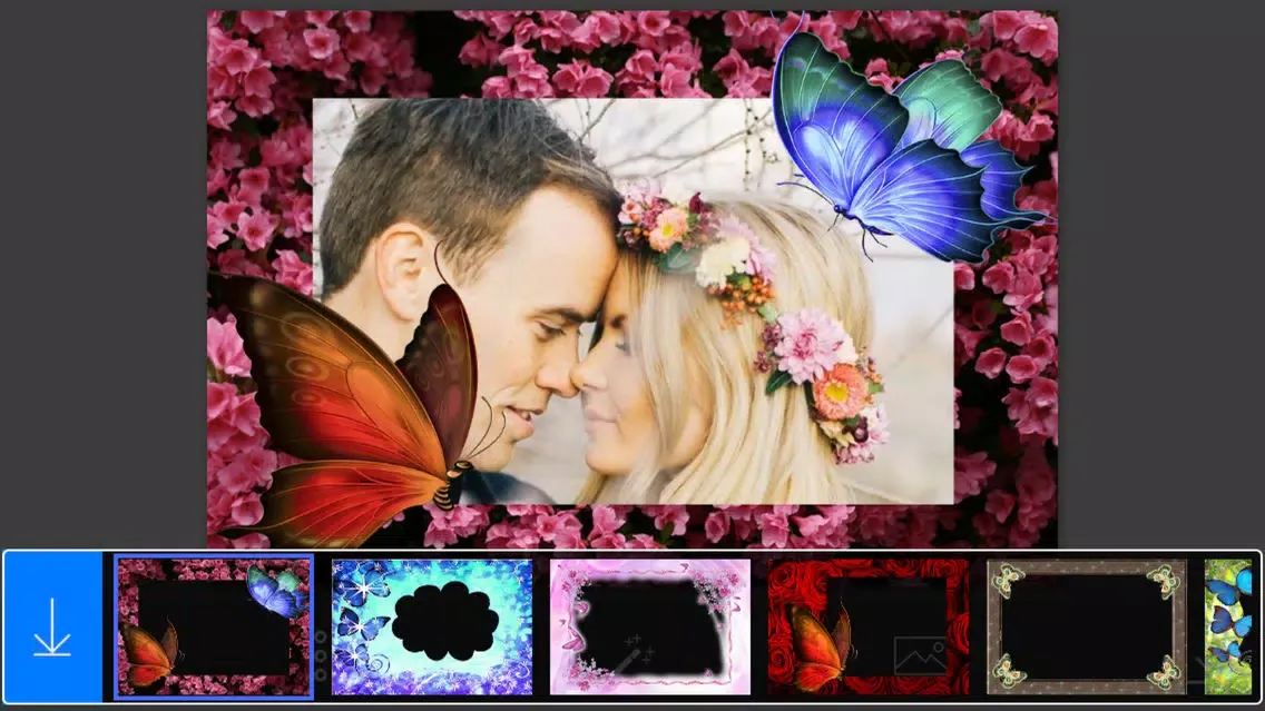 Capturas de pantalla de Butterfly Photo Frames - Make awesome photo using beautiful photo frames
