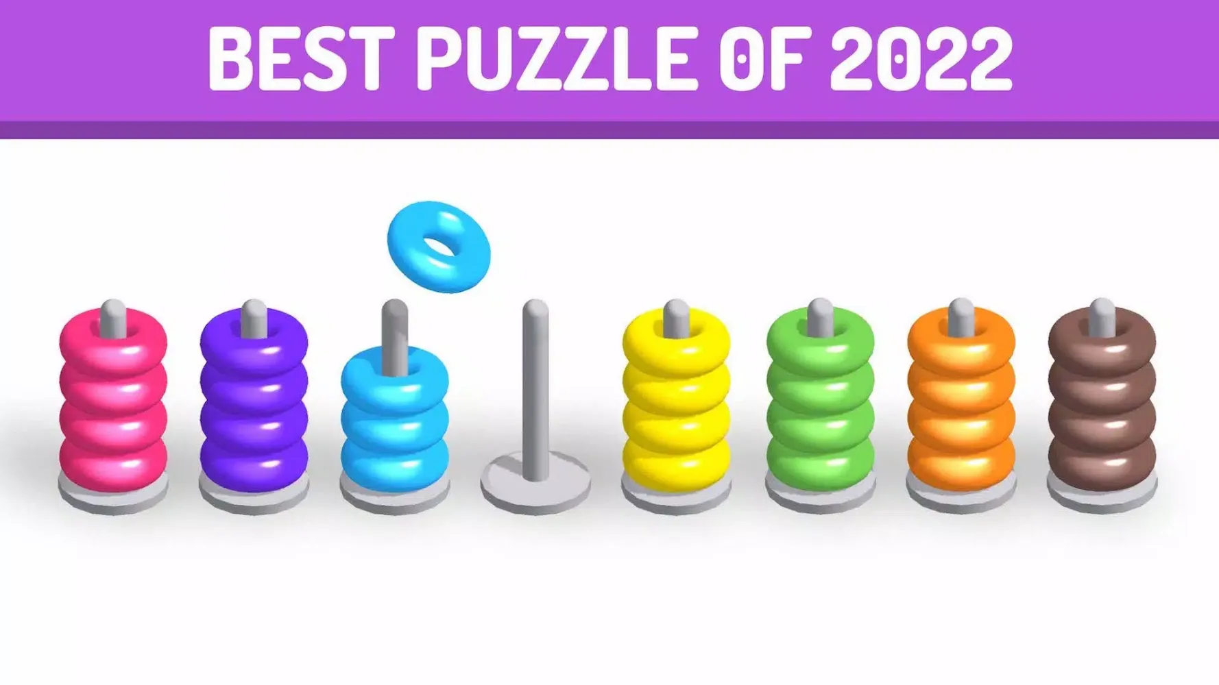 Capturas de pantalla de Sort The Rings - Color Sort