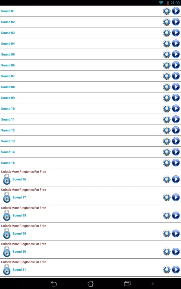 Screenshot di Nostalgic Ringtones