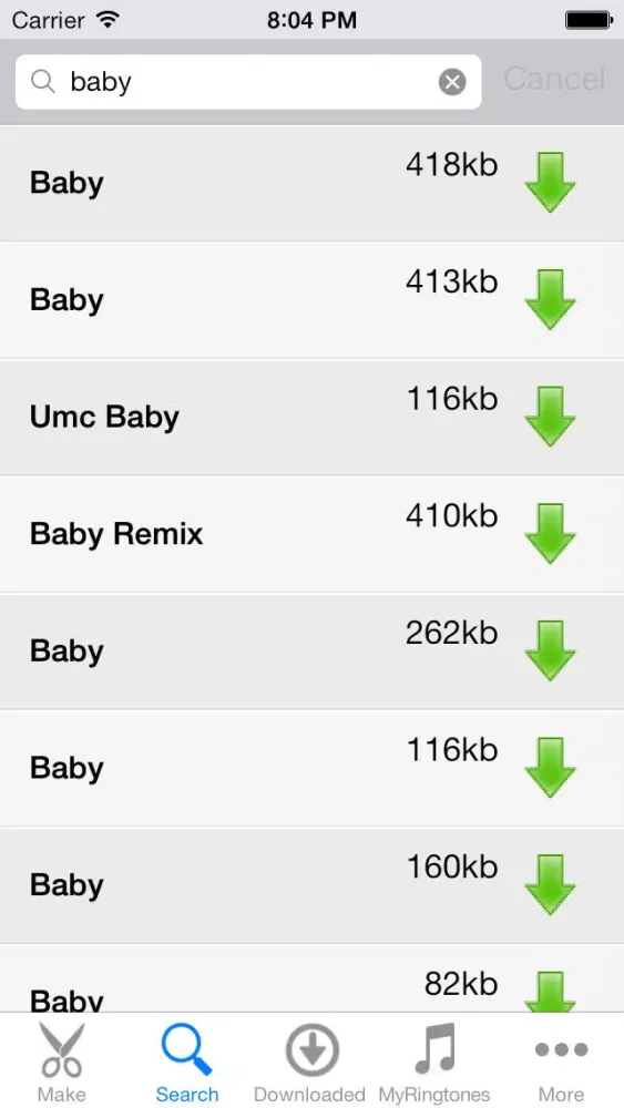 Captures d'écran de Ringtones Music