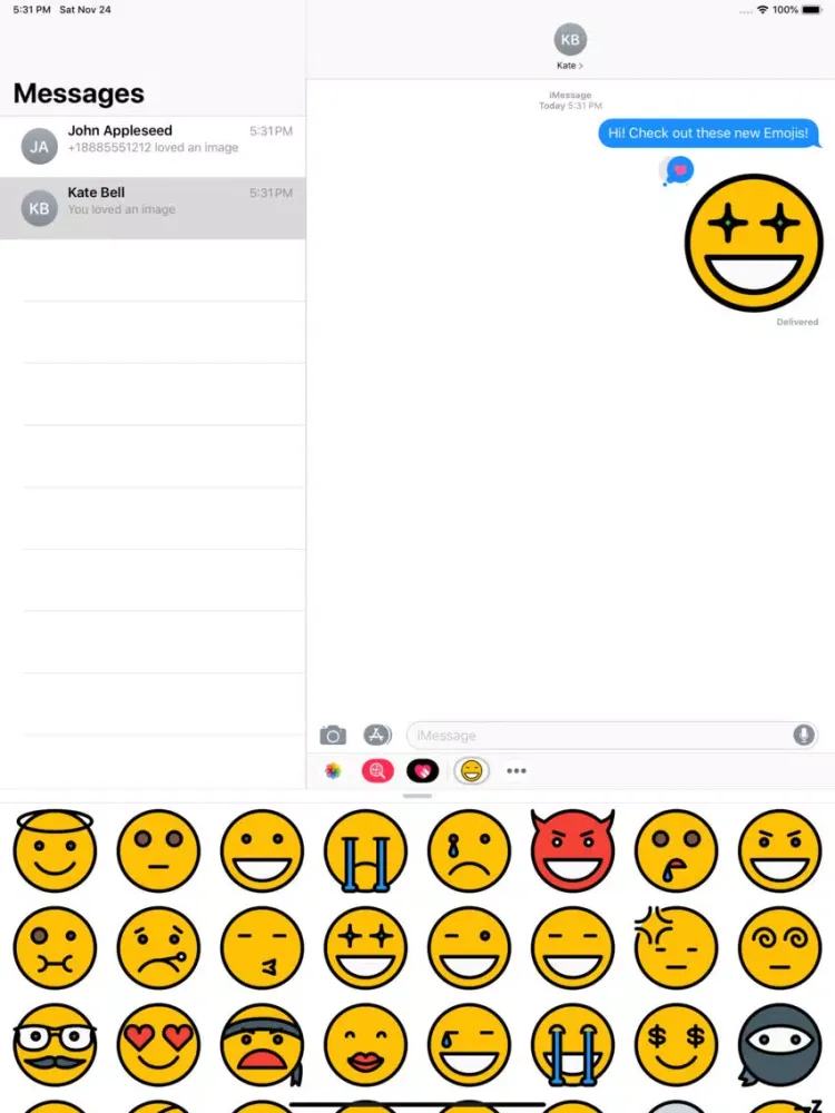 50 Emojis iPad  Ekran Görüntüleri