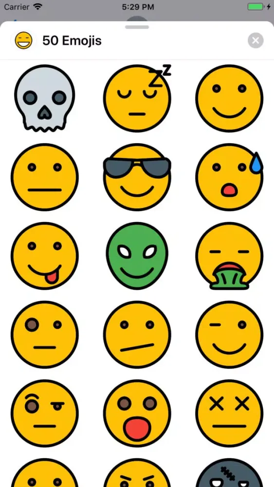 50 Emojis Ekran Görüntüleri
