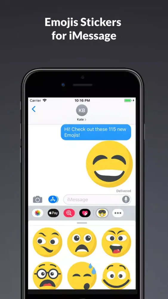 115 Emoji Stickers スクリーンショット