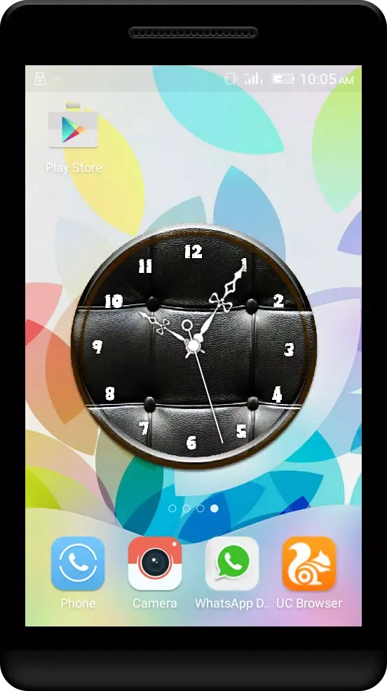 Black Clock Live Wallpaper Screenshots