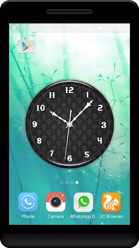 Black Clock Live Wallpaper Screenshots
