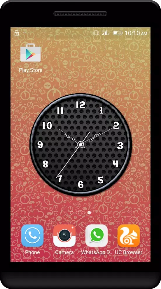 Black Clock Live Wallpaper Screenshots