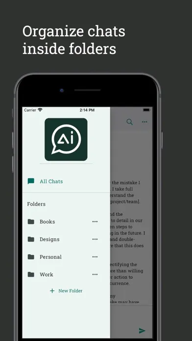 Скриншоты AI Chat : Chatbot AI Assistant