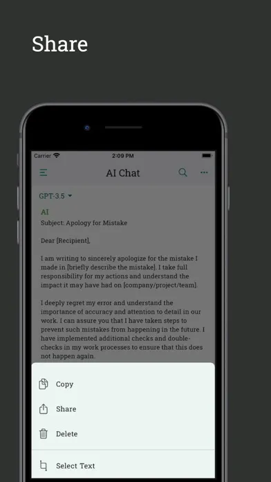 Скриншоты AI Chat : Chatbot AI Assistant