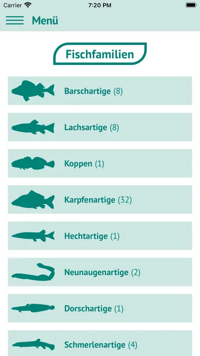 Fische OÖ - Schonbestimmungen Screenshots