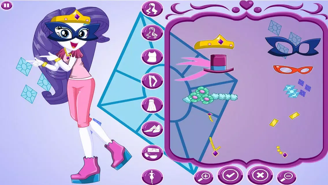 Zrzuty ekranu Princesse mlp dress up games