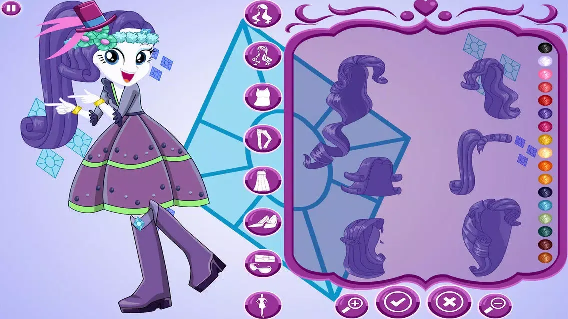 Zrzuty ekranu Princesse mlp dress up games
