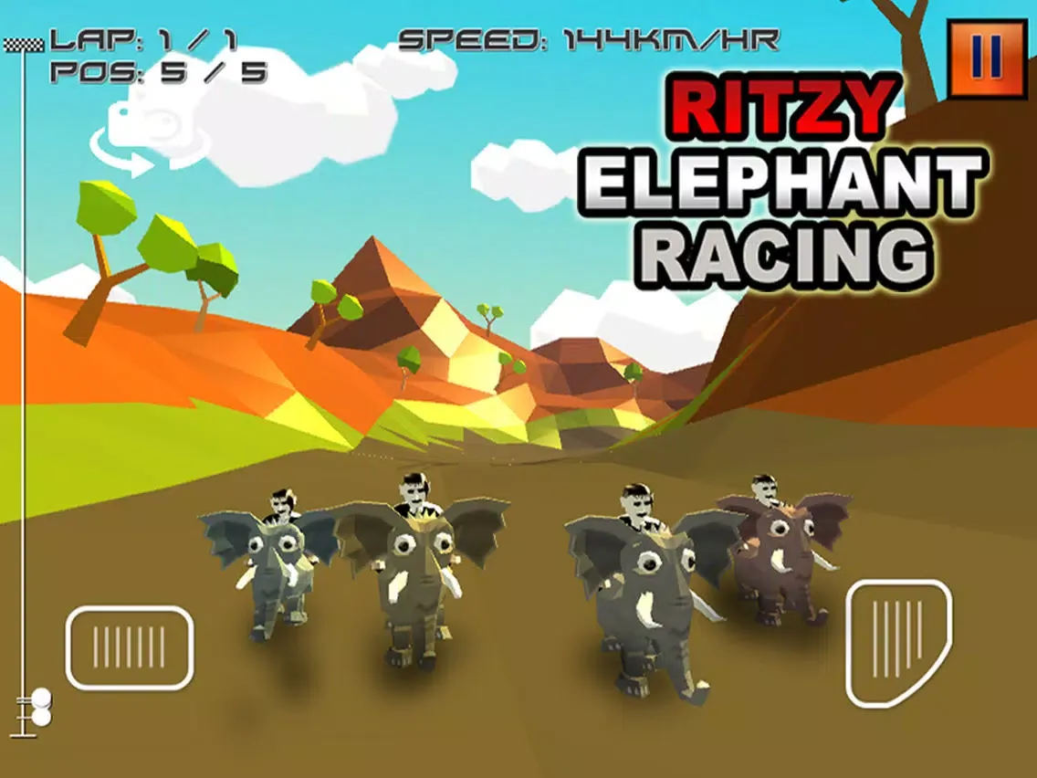 Ritzy Elephant Racing iPad 应用截图