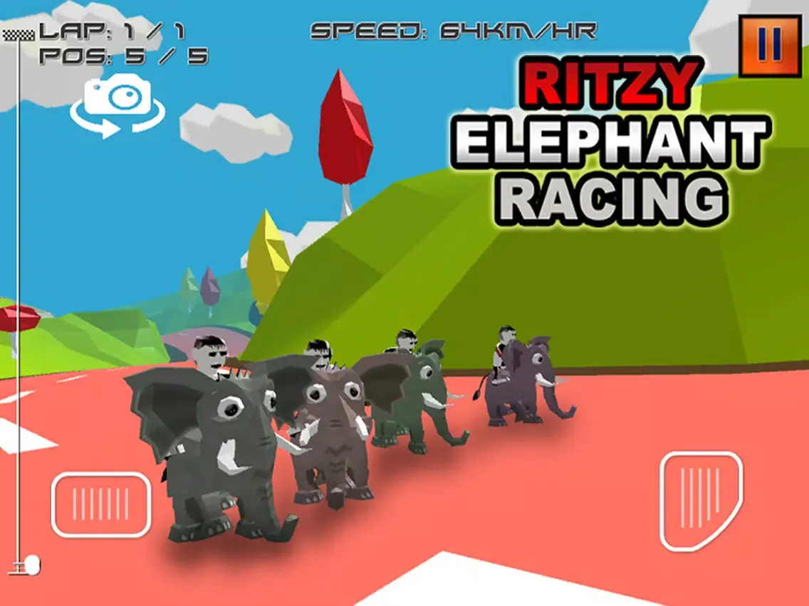 Ritzy Elephant Racing iPad 应用截图