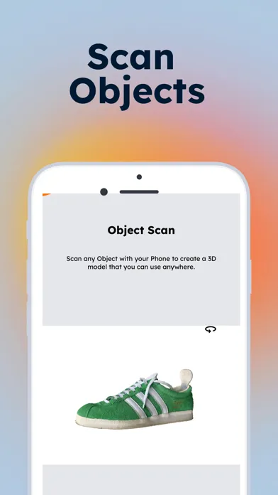 Tangkapan layar RIU - 3D Scanner