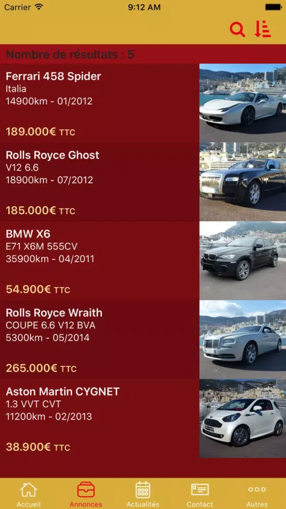 Скриншоты Monaco Auto