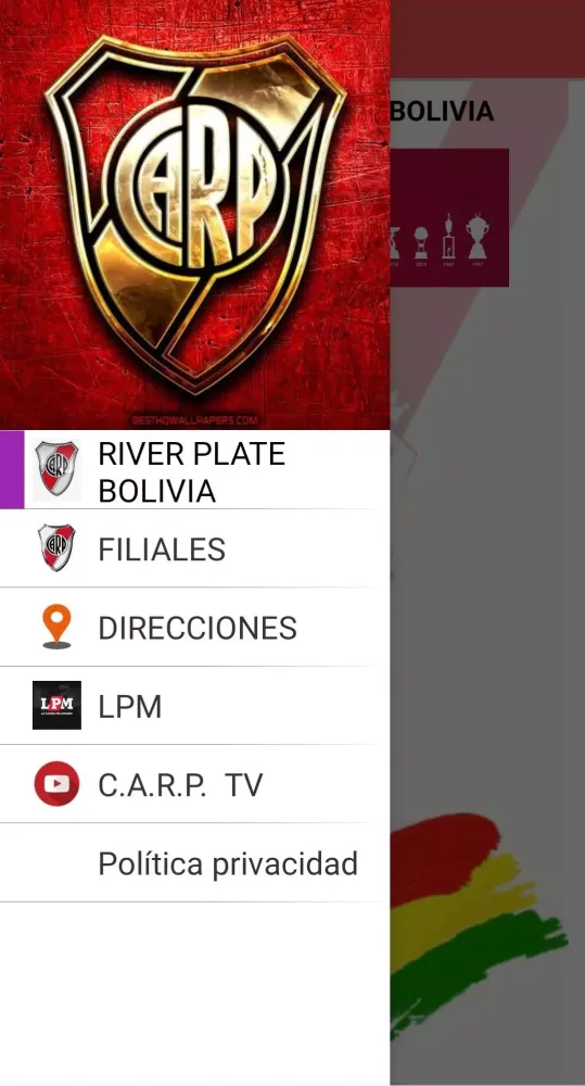 River Plate Bolivia Screenshots