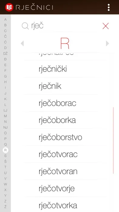 Captures d'écran de Rječnici