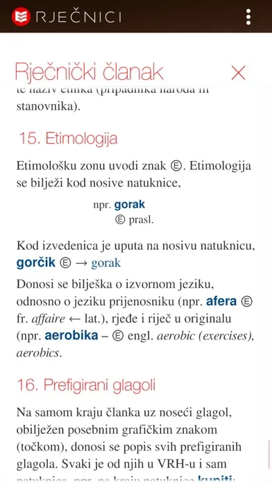 Captures d'écran de Rječnici