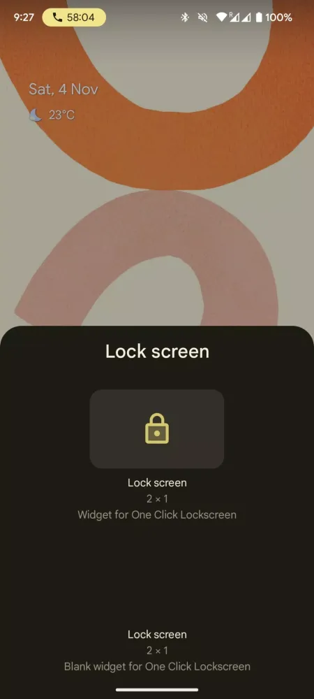 One Click Lock Screen Screenshots