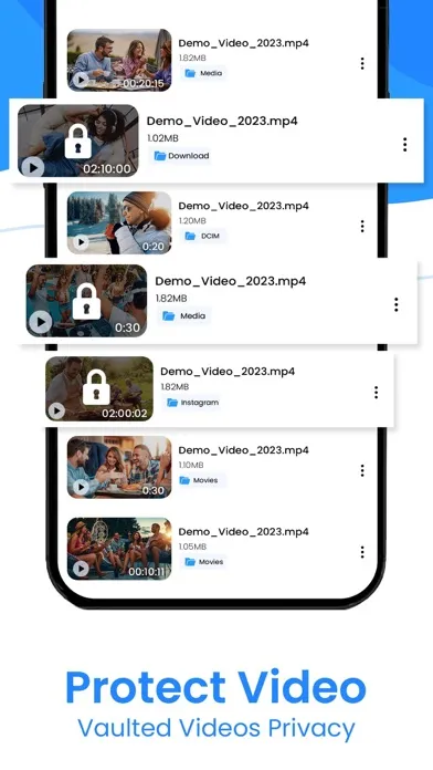Tangkapan skrin App Lock - Gallery Vault