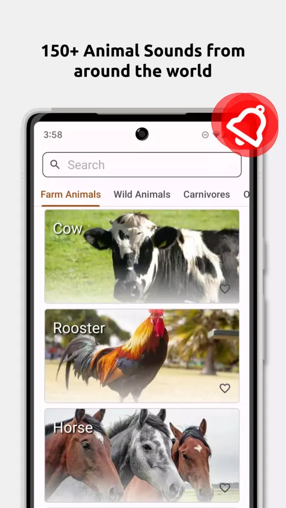 Ảnh chụp màn hình của Animal Sounds