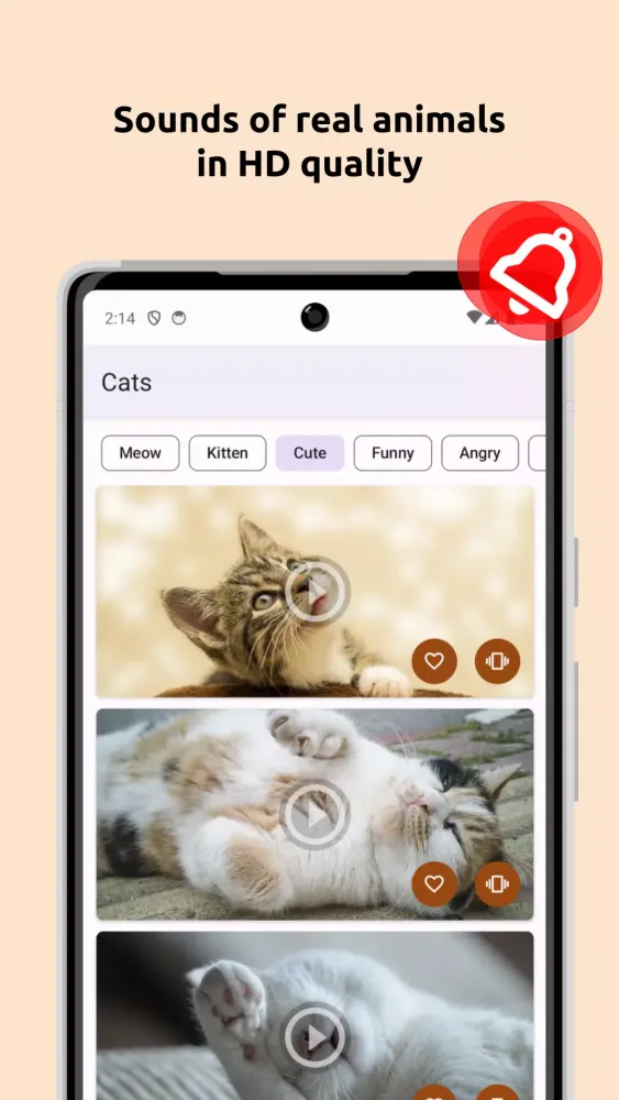 Cat Sounds: Meow for Ringtones Screenshots