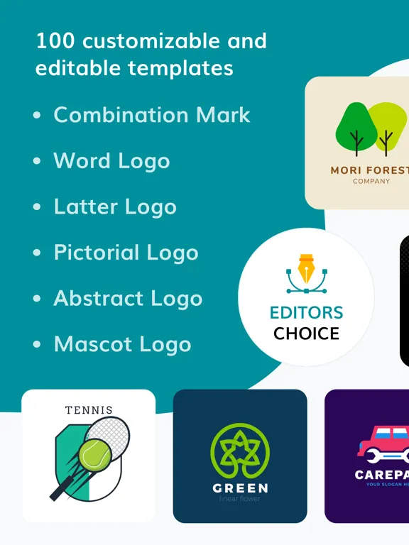 AI Digital Logo Design Maker iPad  Screenshots